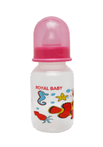 Slim Neck Baby Milk Bottle – Round Shape, Safe & Easy to Hold