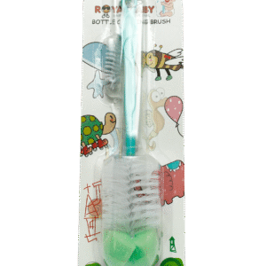 Baby Bottle Cleaning Brush –  Soft Sponge Tip & Nipple Cleaner