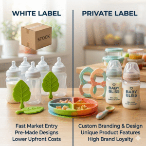 Private Label Baby Products vs White Label: What Brands Should Choose?