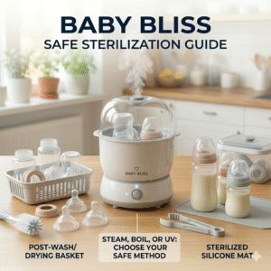 How to Sterilize Baby Bottles, Nipples & Accessories Safely?